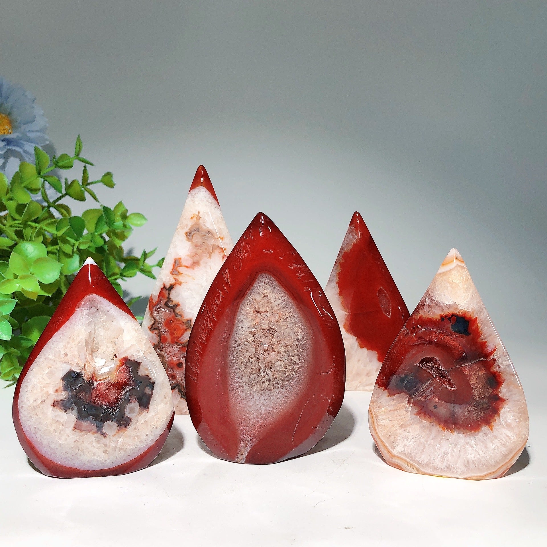 3.0"-4.2" Carnelian Crystal Free Form for Healing