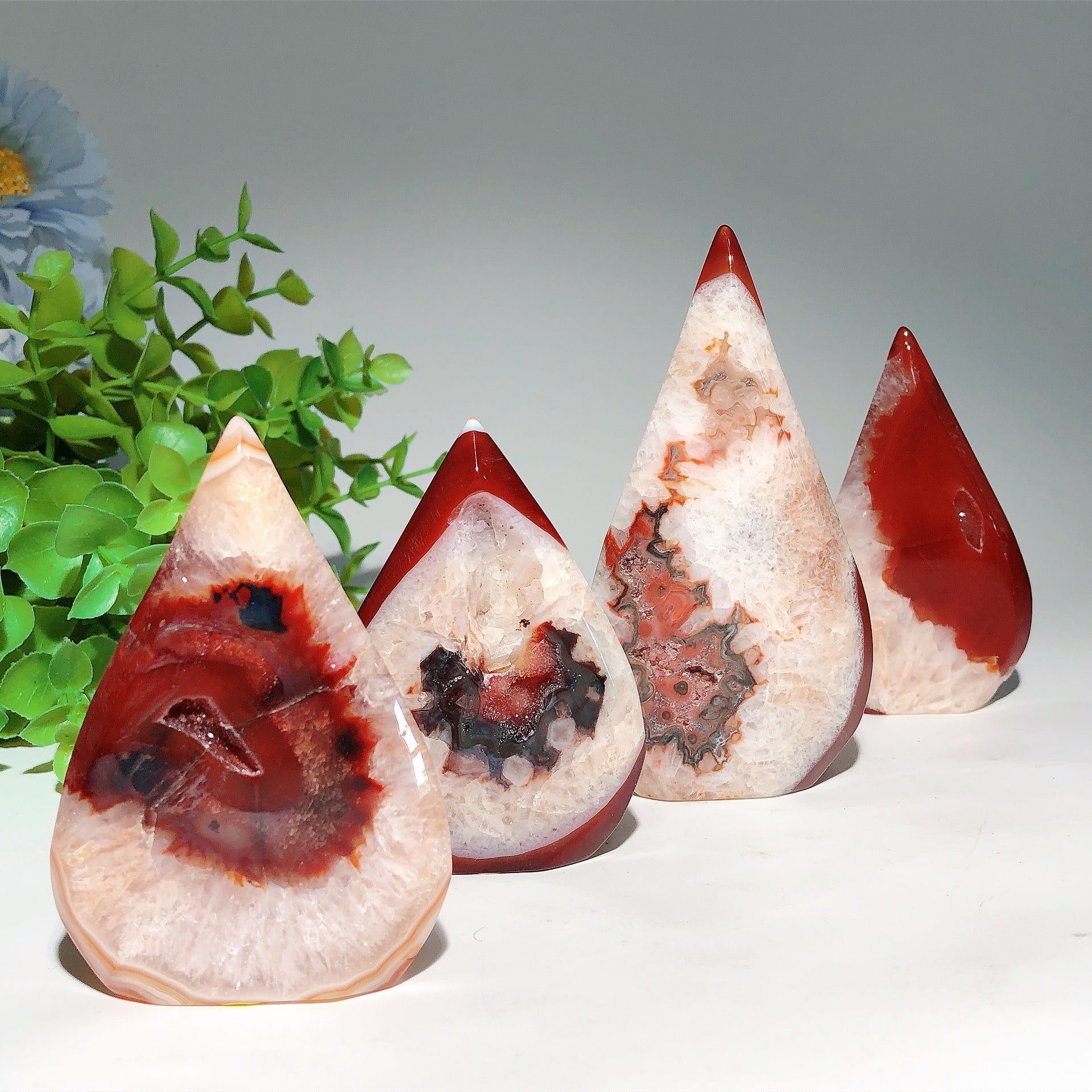 3.0"-4.2" Carnelian Crystal Free Form for Healing