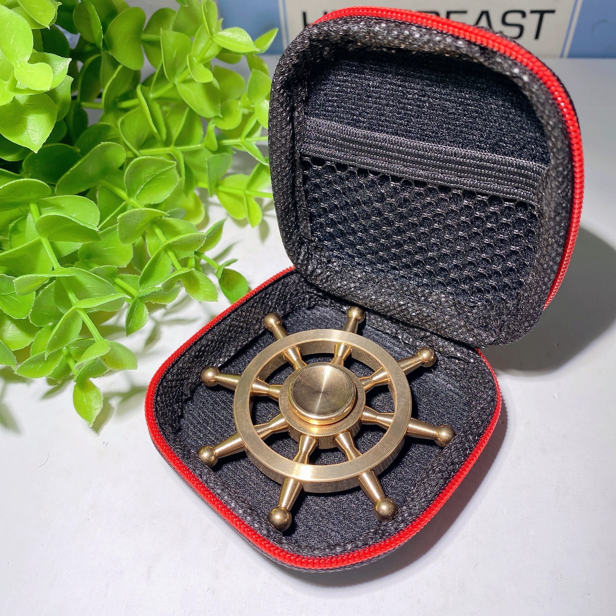 3.0 Inch Brass Metal Rudder for Meditation Rituals