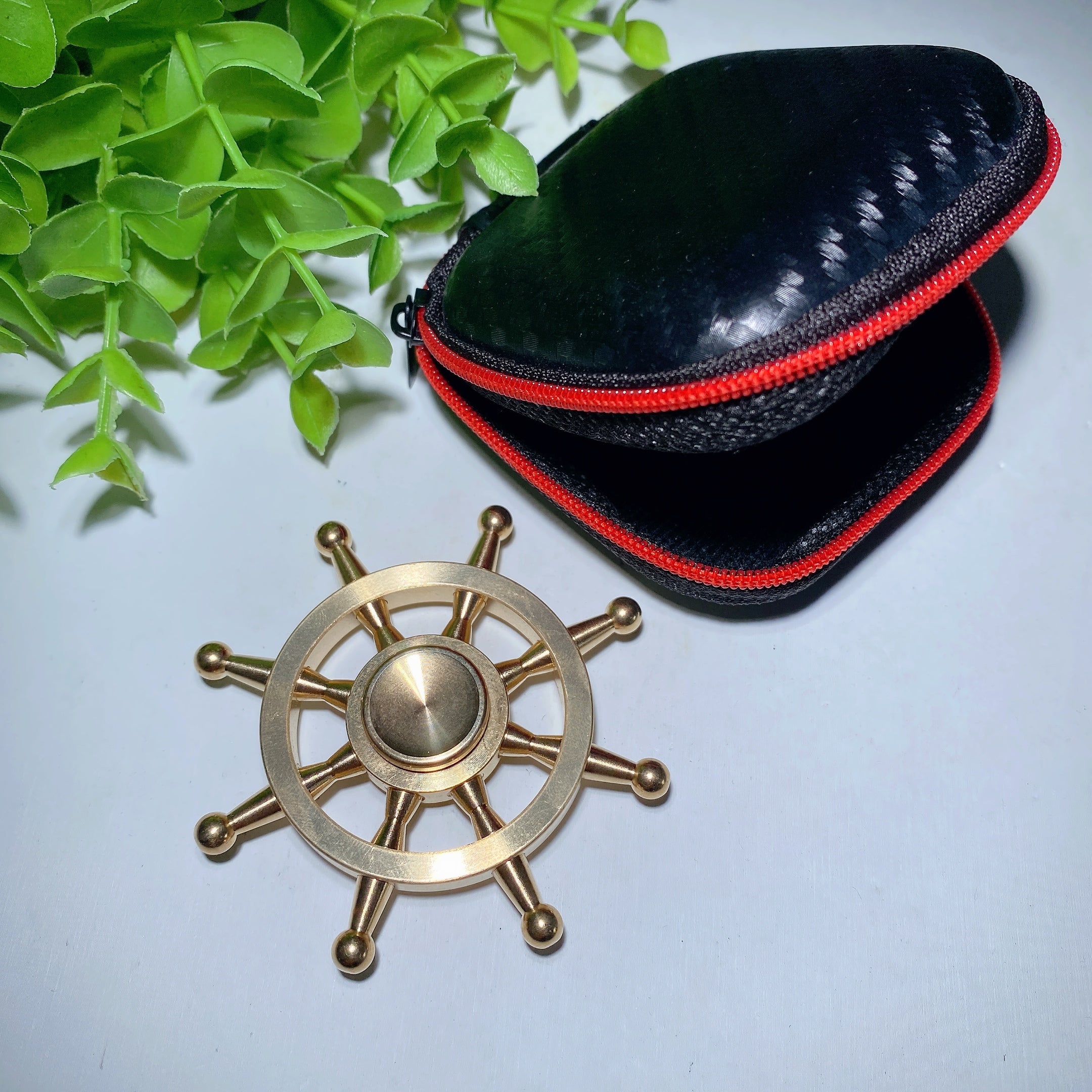 3.0 Inch Brass Metal Rudder for Meditation Rituals