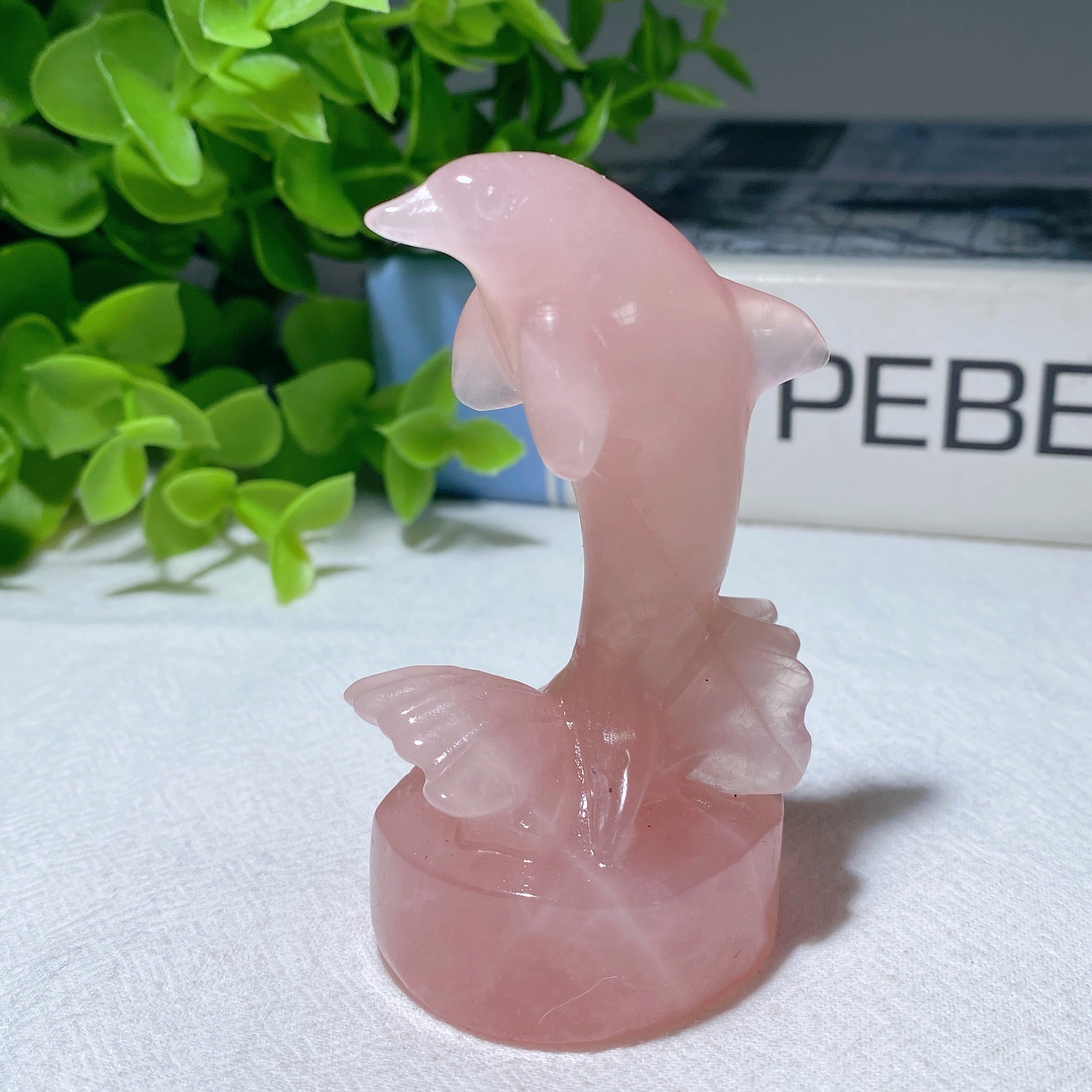 3.0 inch Mixed Crystal Dolphin Figurine for Healing