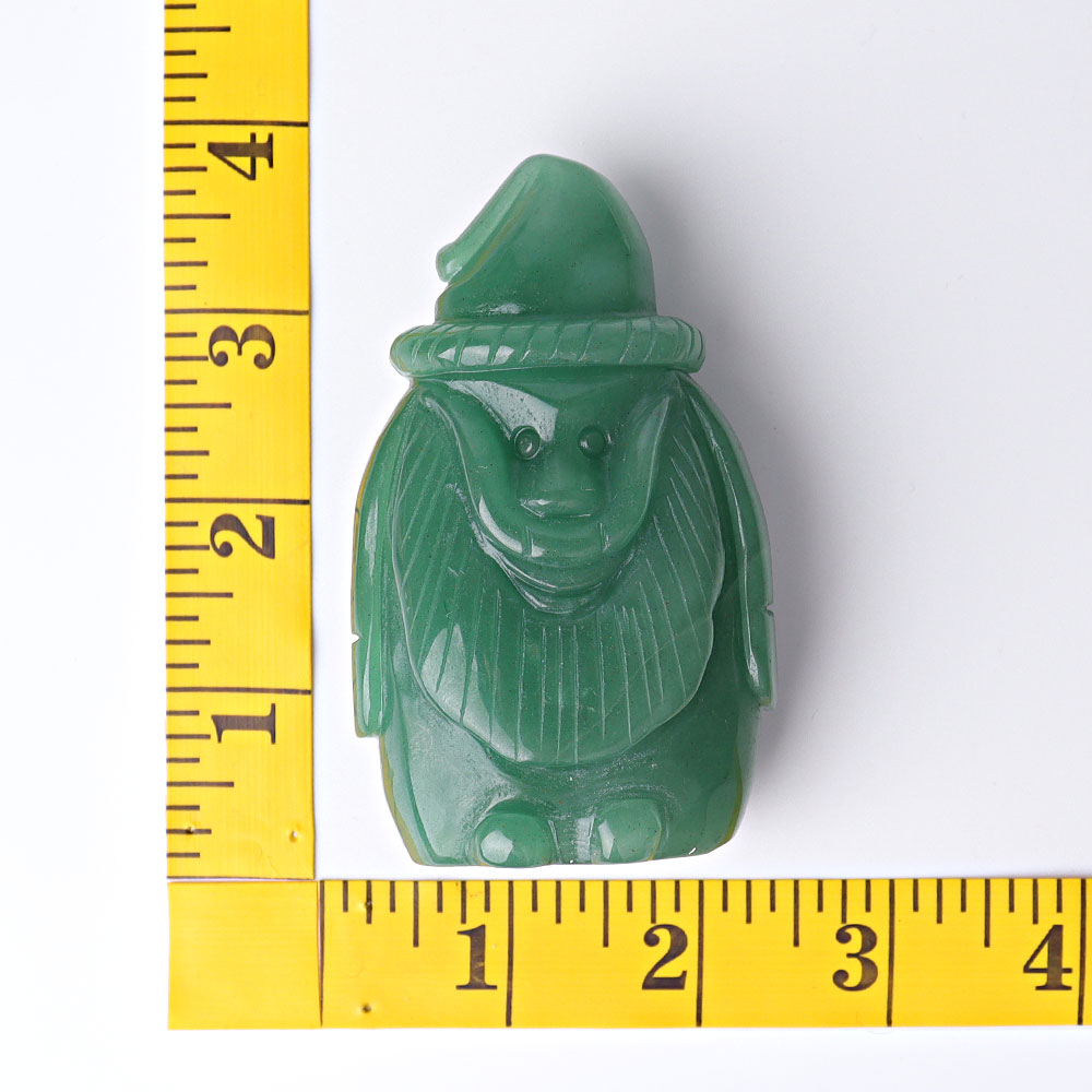 3.1 inch Crystal Santa Claus Figurine for Spiritual Decor