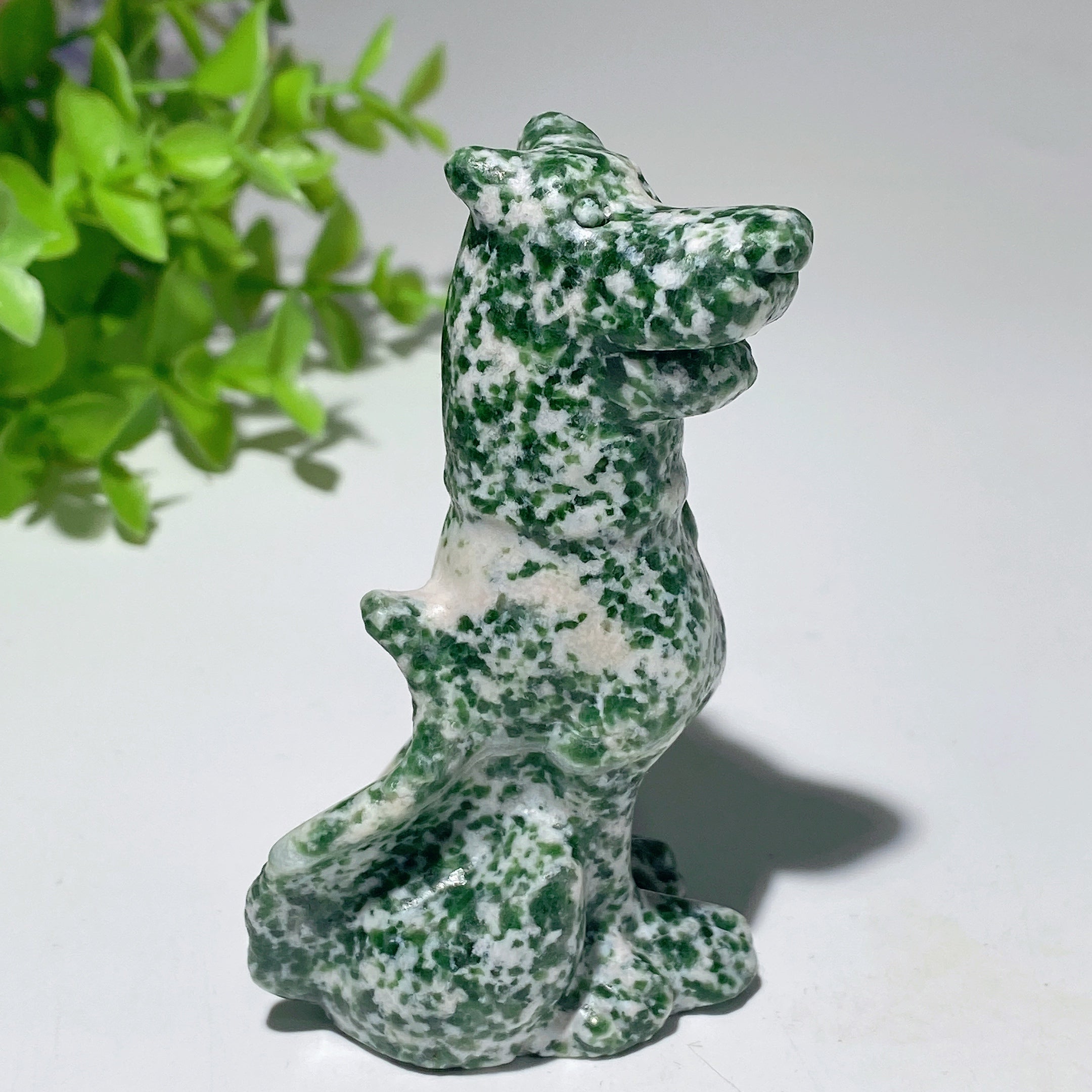 3.1 inch Mixed Crystal Dog Sculpture for Healing Energy