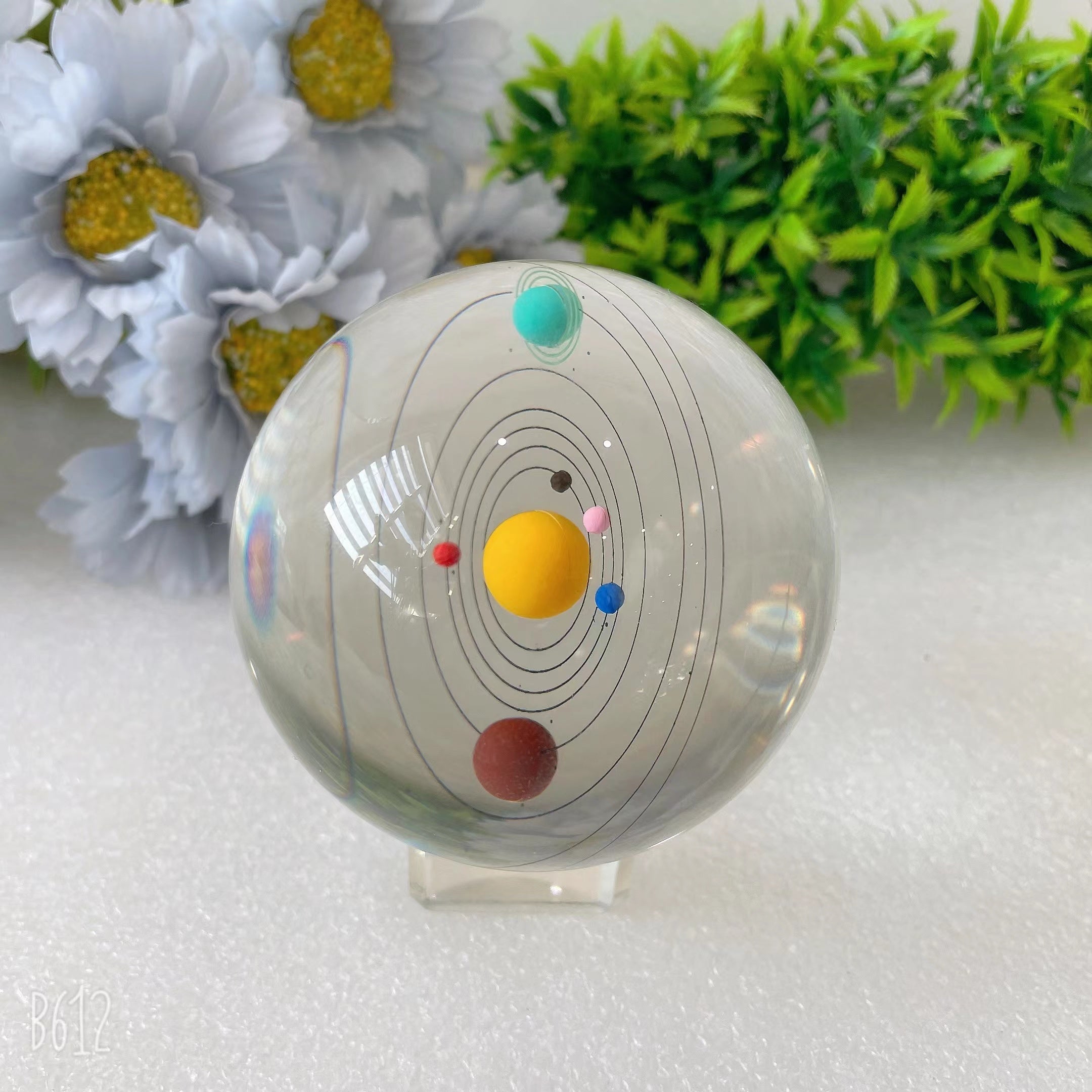 3.15 inch Crystal Planet Sphere for Energy Balance