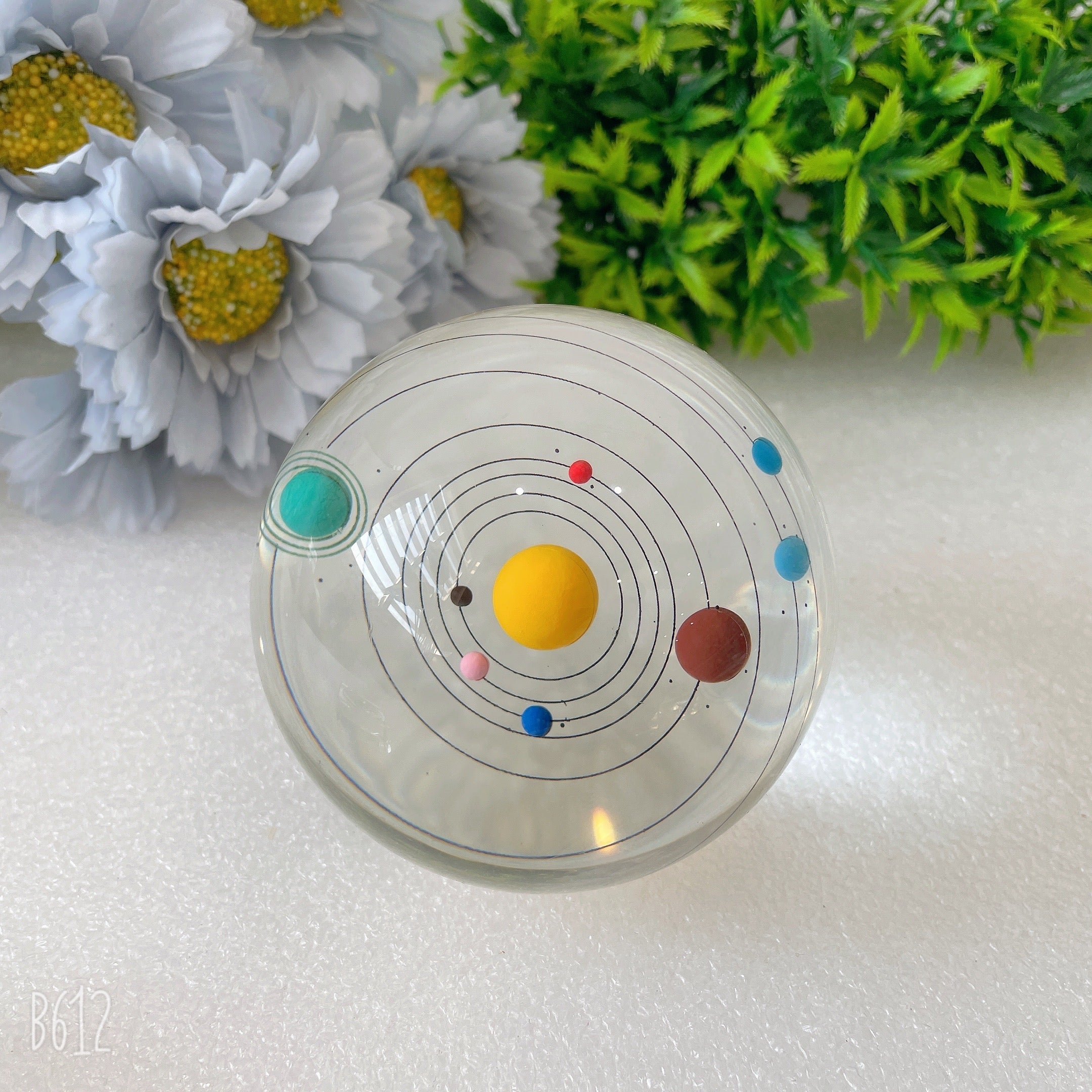 3.15 inch Crystal Planet Sphere for Energy Balance