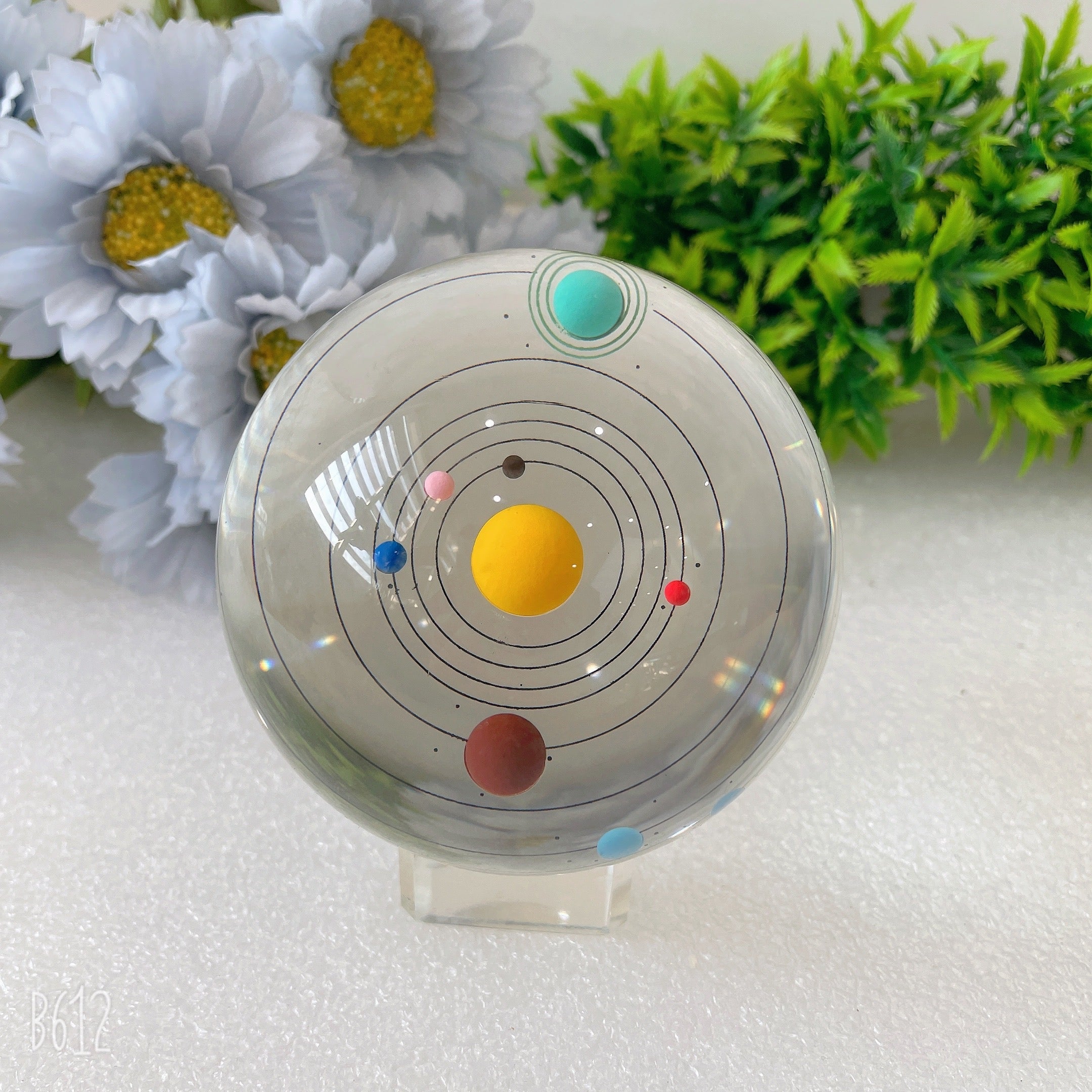 3.15 inch Crystal Planet Sphere for Energy Balance