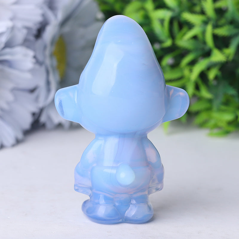 3.2 inch Blue Opalite Crystal Figurine Carving