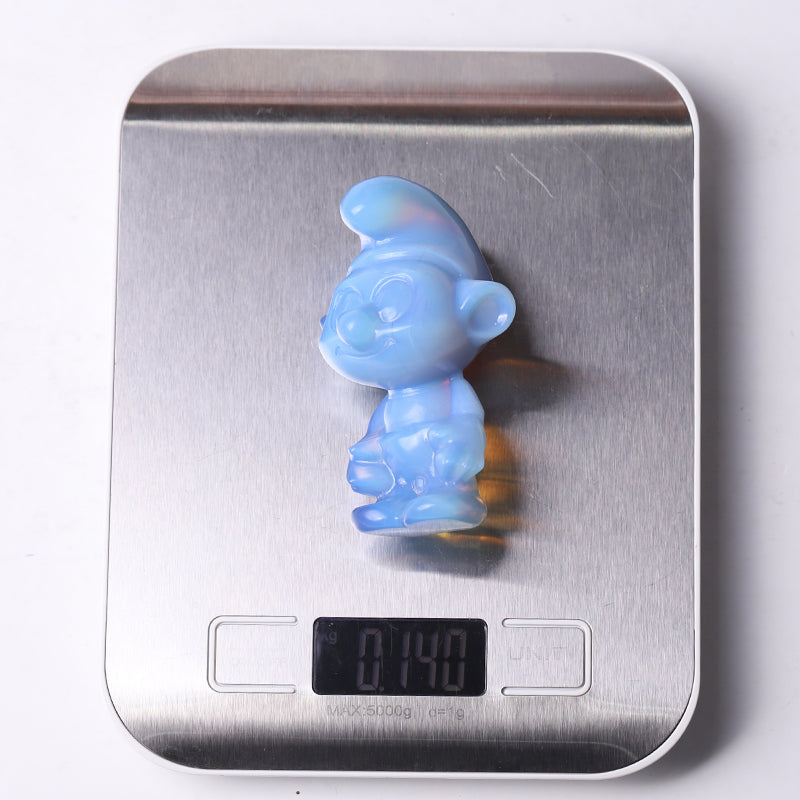 3.2 inch Blue Opalite Crystal Figurine Carving