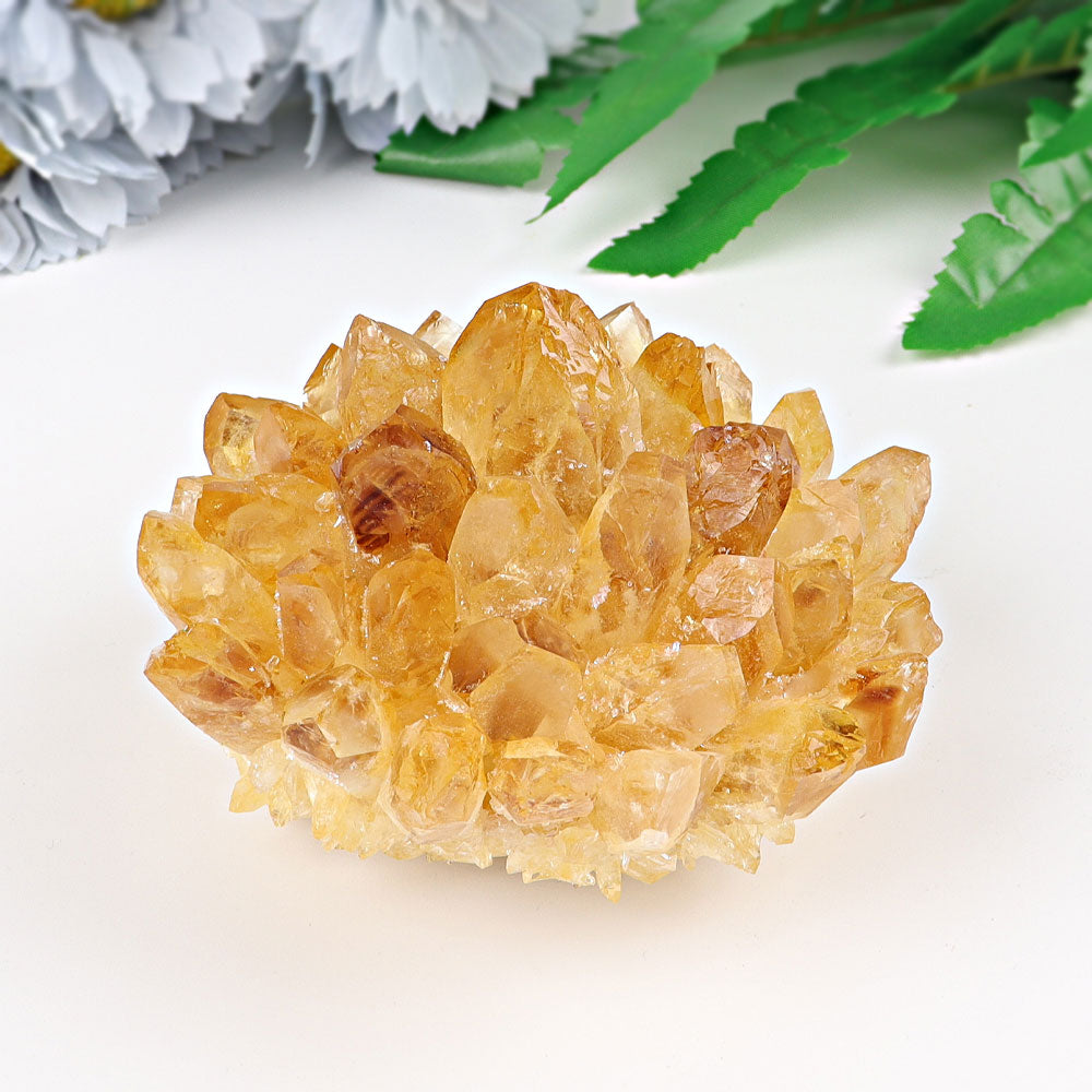 3.2 inch Citrine Cluster Free Form Crystal for Healing
