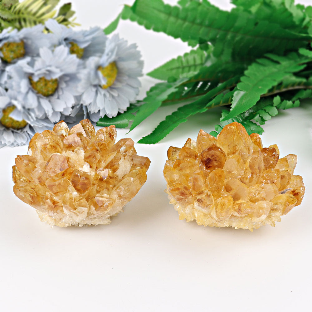 3.2 inch Citrine Cluster Free Form Crystal for Healing