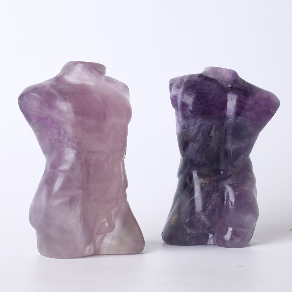 3.2 Inch Fluorite Crystal Figurine for Healing Energy