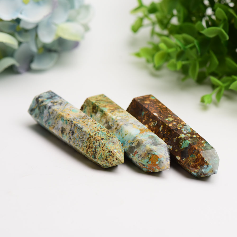 3.3-4.0 Inch Imperial Jasper Crystal Point for Healing