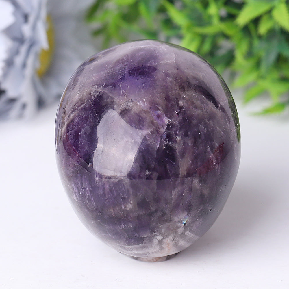 3.4 inch Amethyst Crystal Skull Carving for Healing