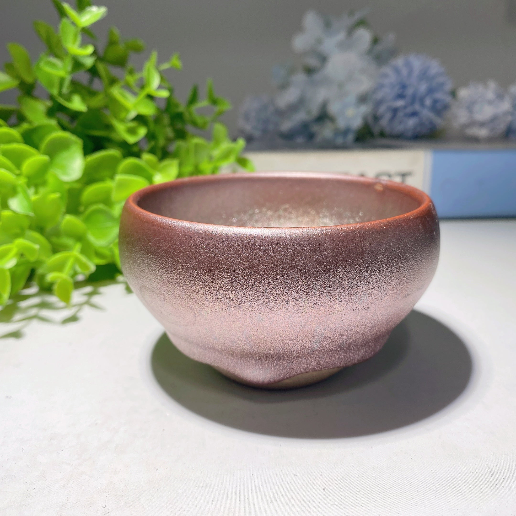3.4 Inch Ceramic Tea Cup with Metal Coating