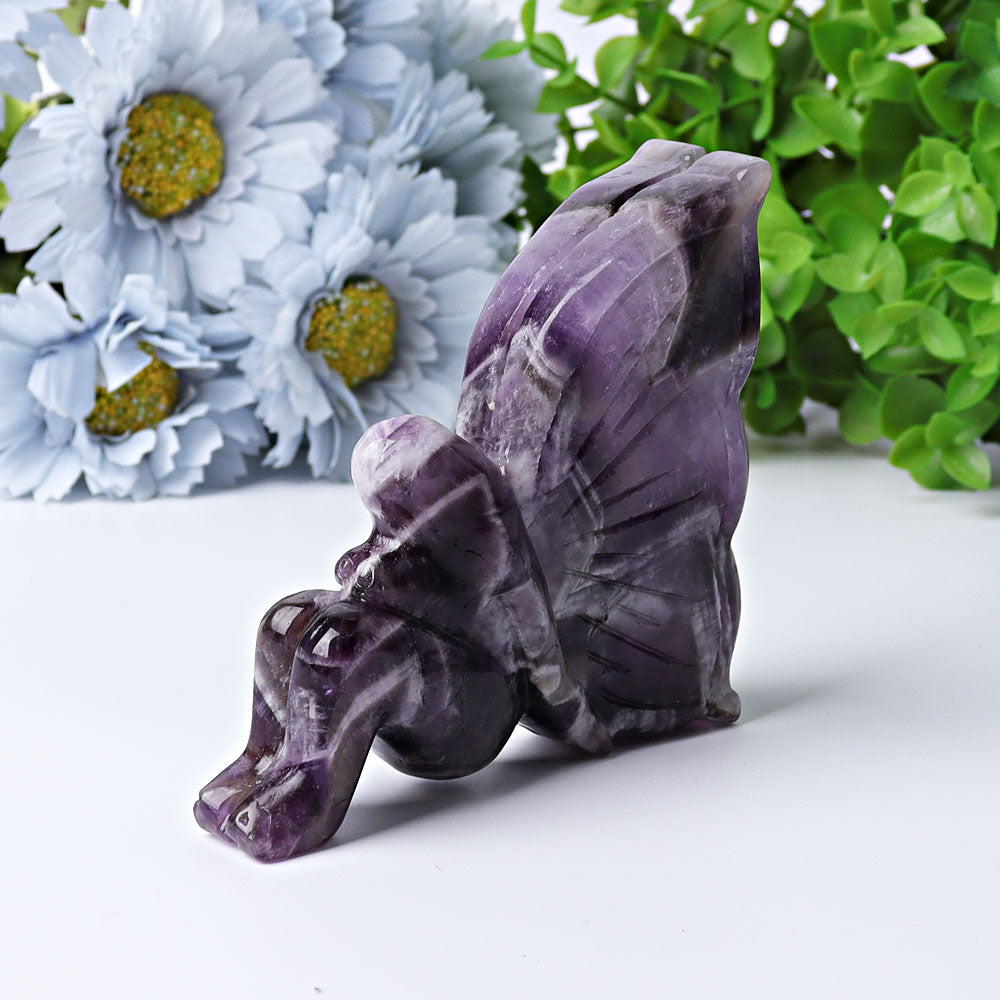 3.5-inch Amethyst Dream Fairy Crystal Figurine
