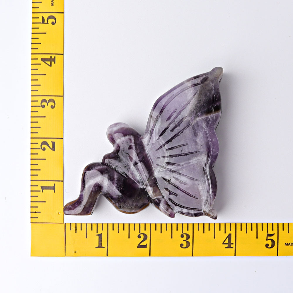 3.5-inch Amethyst Dream Fairy Crystal Figurine