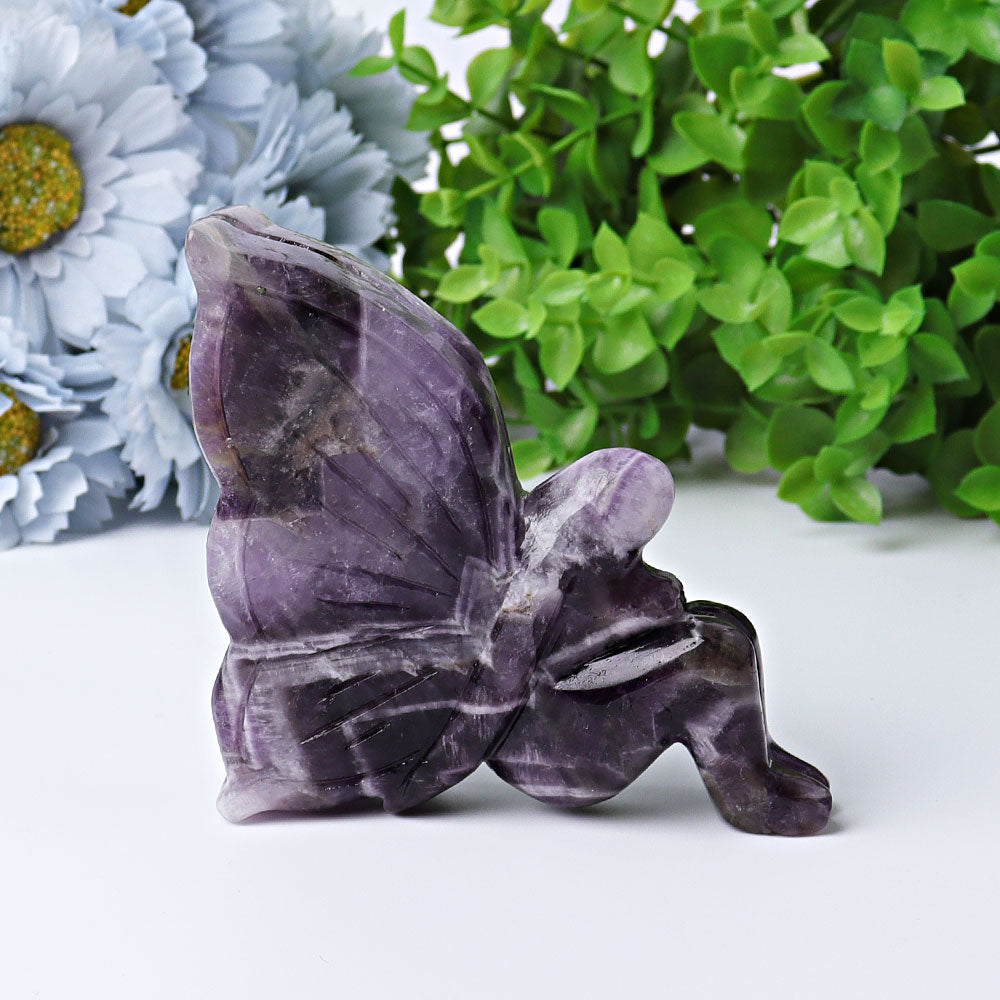 3.5-inch Amethyst Dream Fairy Crystal Figurine