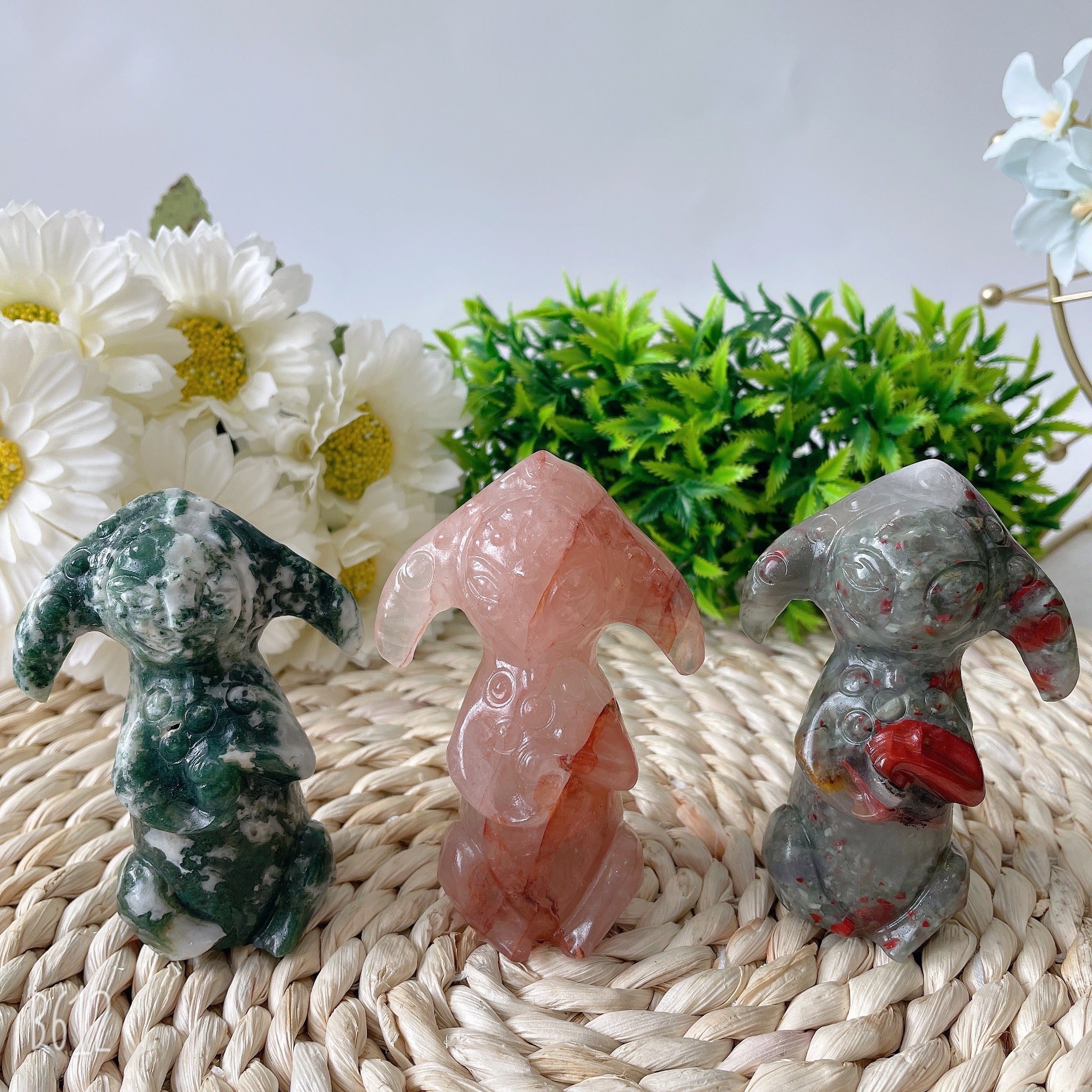 3.5 Inch Crystal Elf Figurine Carvings Collection