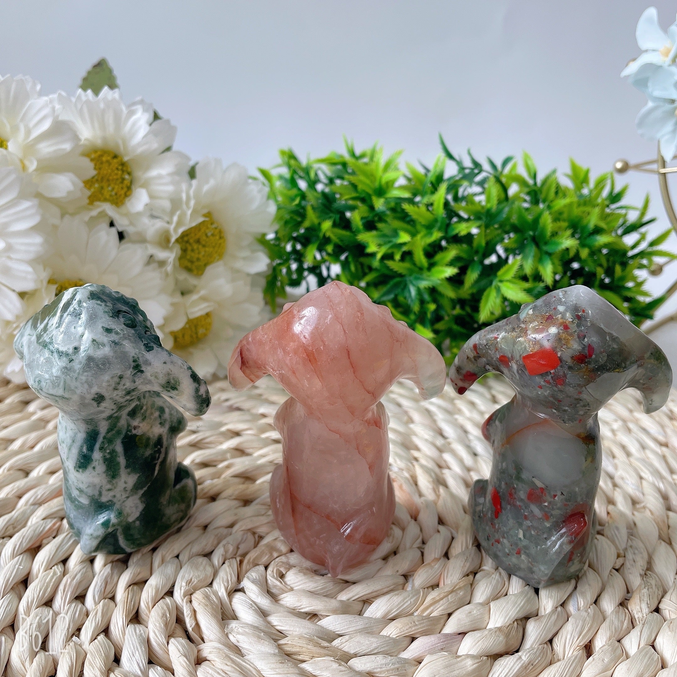 3.5 Inch Crystal Elf Figurine Carvings Collection