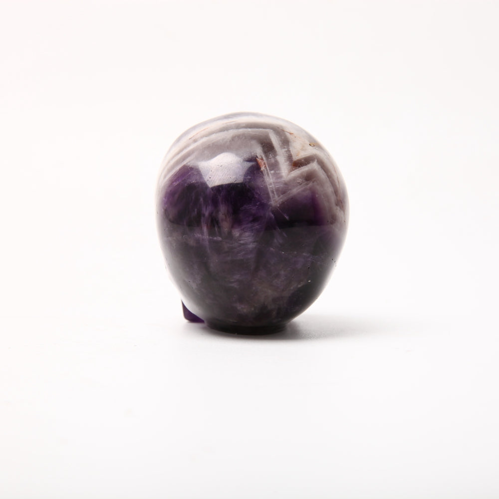 3.5 inch Dream Amethyst Crystal Carving Skull
