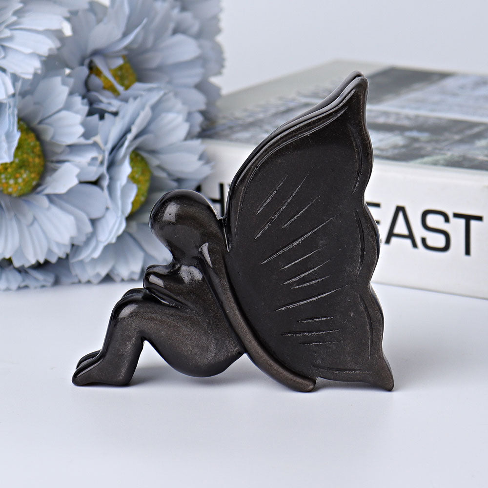 3.5 inch Fairy Crystal Carving Figurine