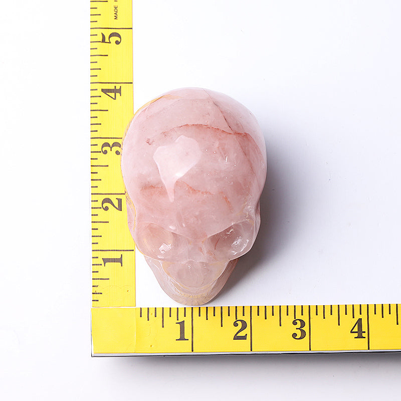 3.5-inch Fire Quartz Crystal Skull for Meditation