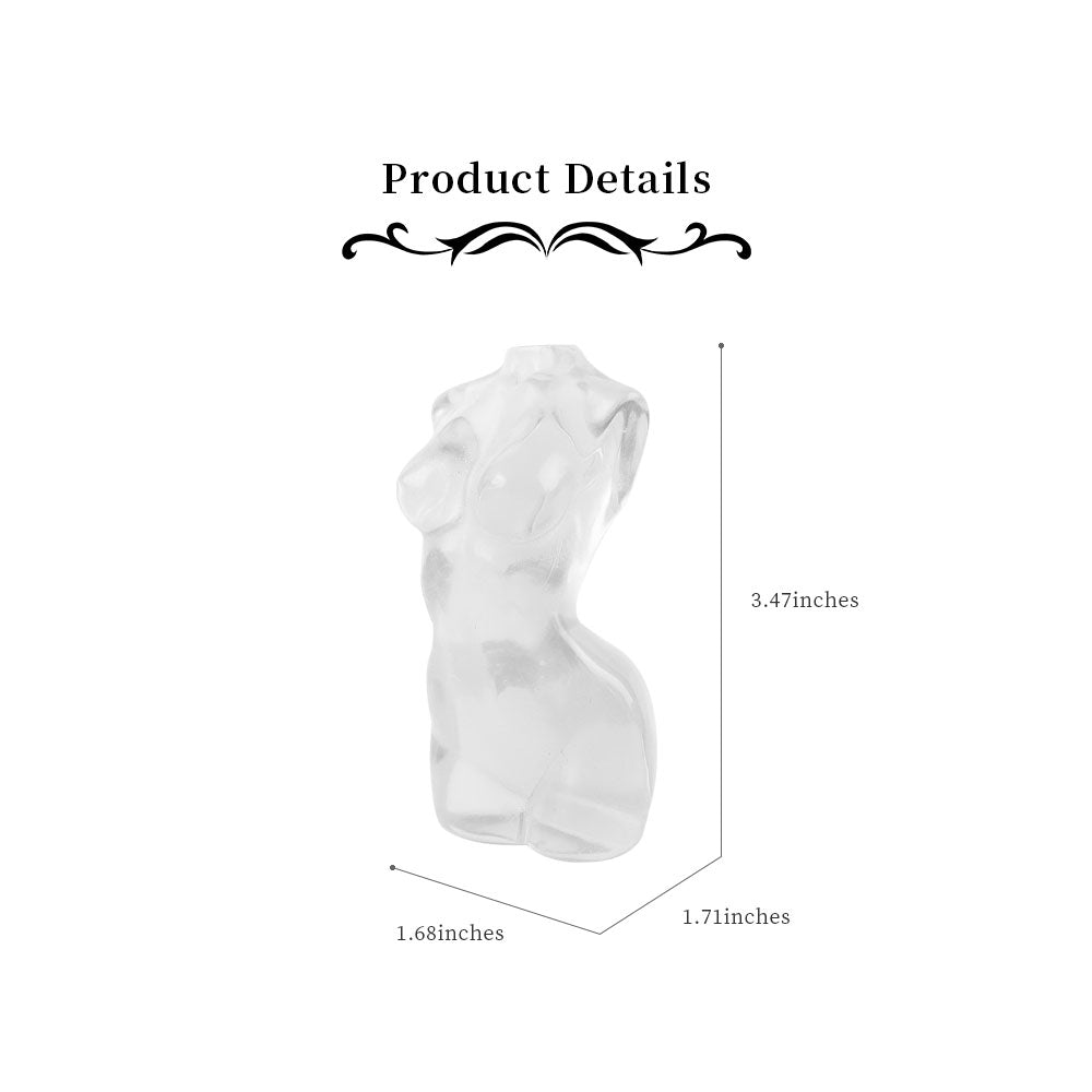 3.5-Inch Opalite Crystal Figurine Carving for Healing