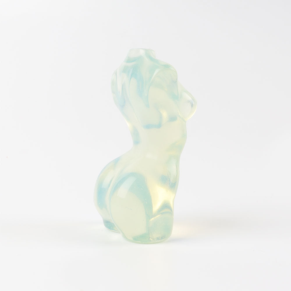 3.5-Inch Opalite Crystal Figurine Carving for Healing