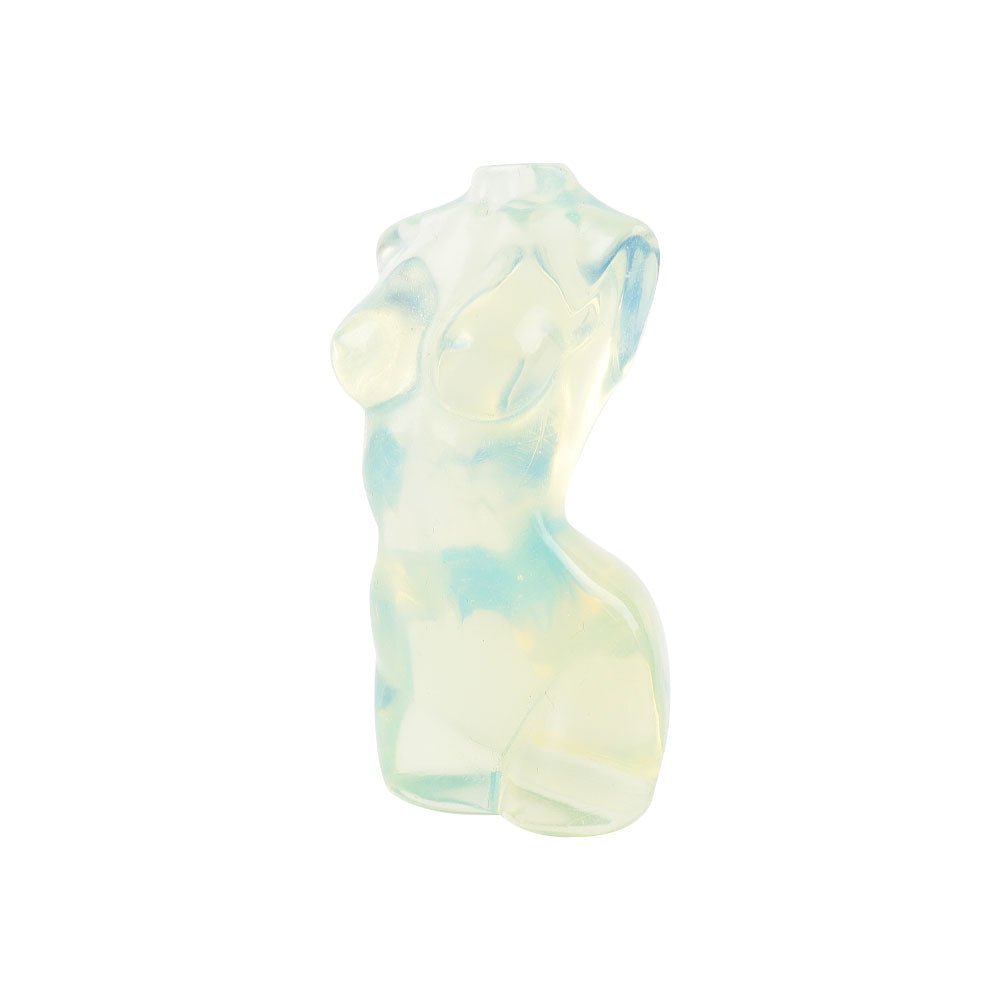 3.5-Inch Opalite Crystal Figurine Carving for Healing