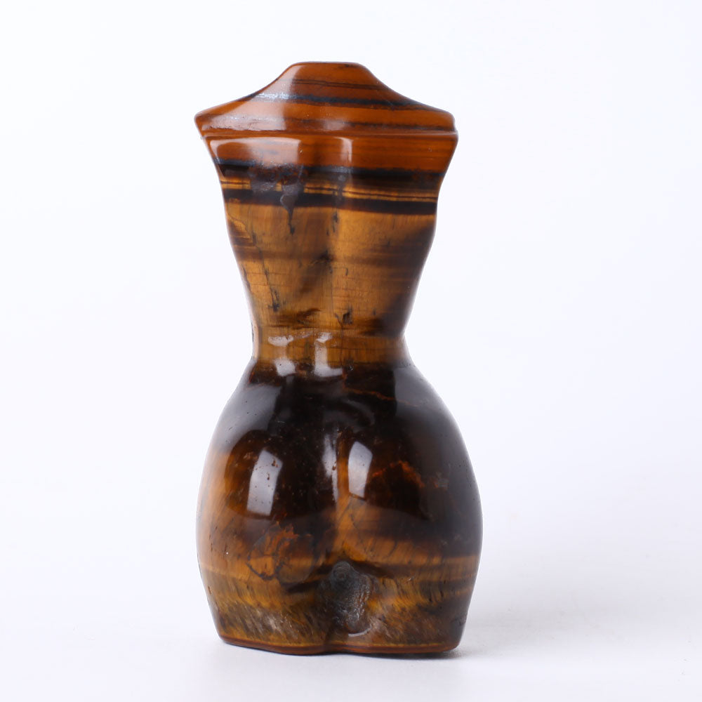 3.5 Inch Tiger Eye Crystal Figurine Carving for Healing