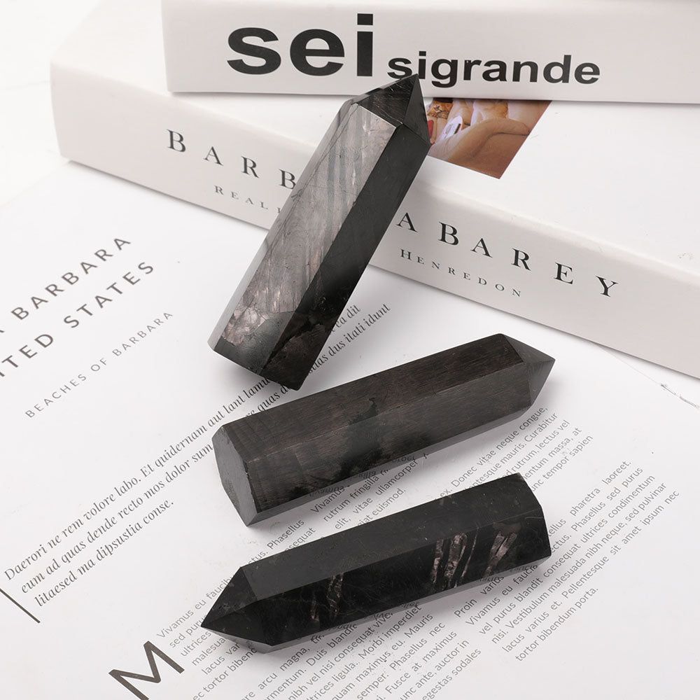 3.7-4" Hypersthene Crystal Point for Energy Healing