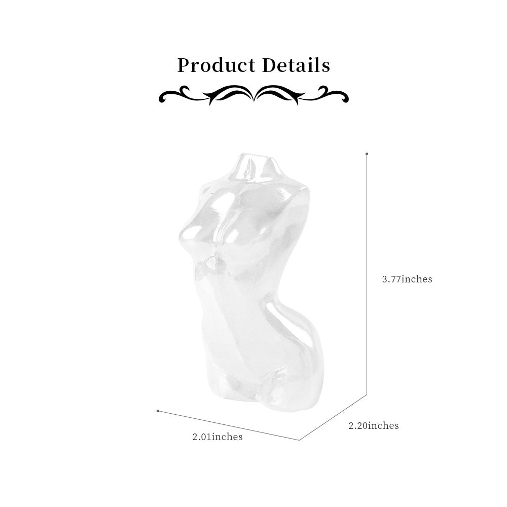 3.7-inch Aura Crystal Jade Angel Figurine for Healing