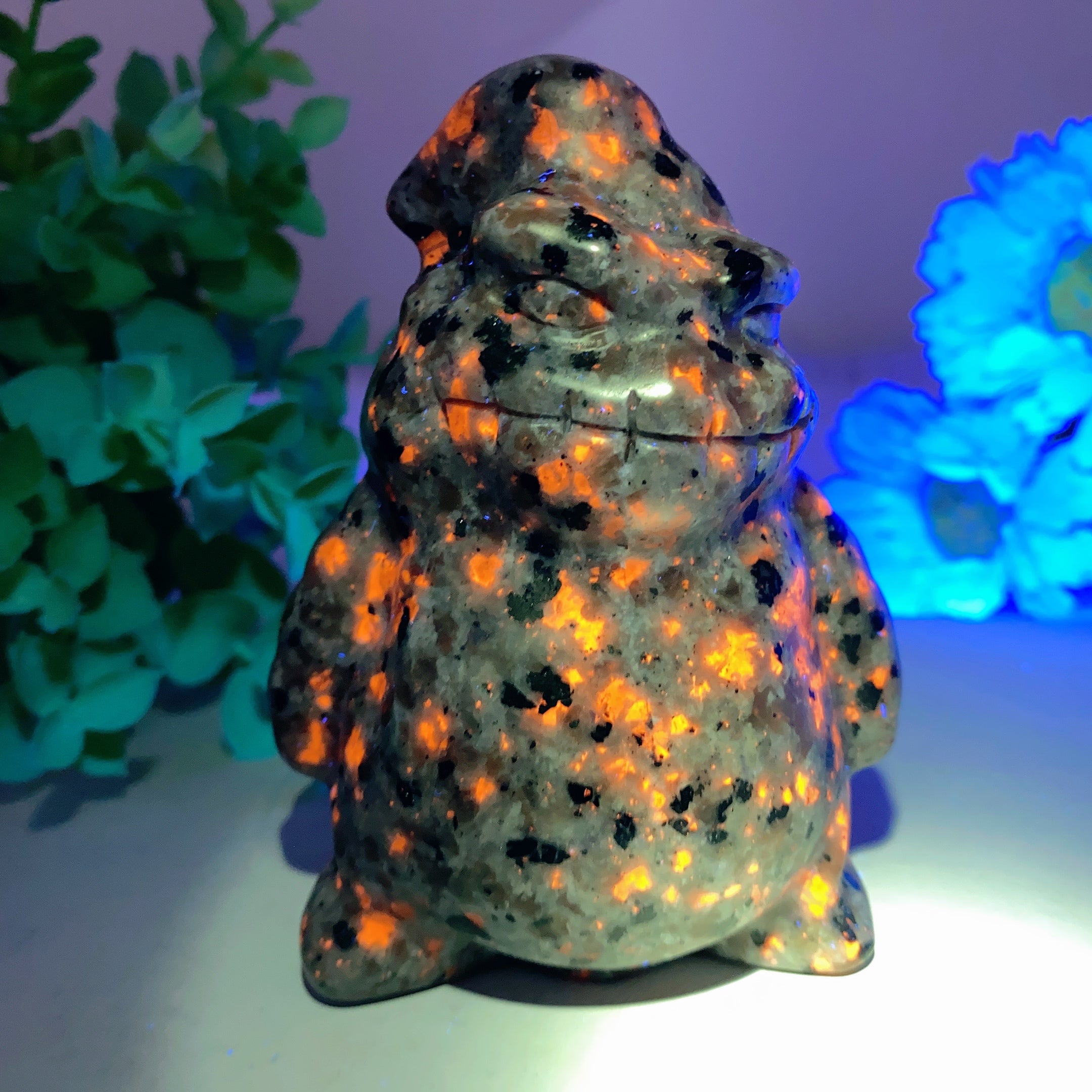 3.8" Mixed Crystal Figurine Carvings for Healing