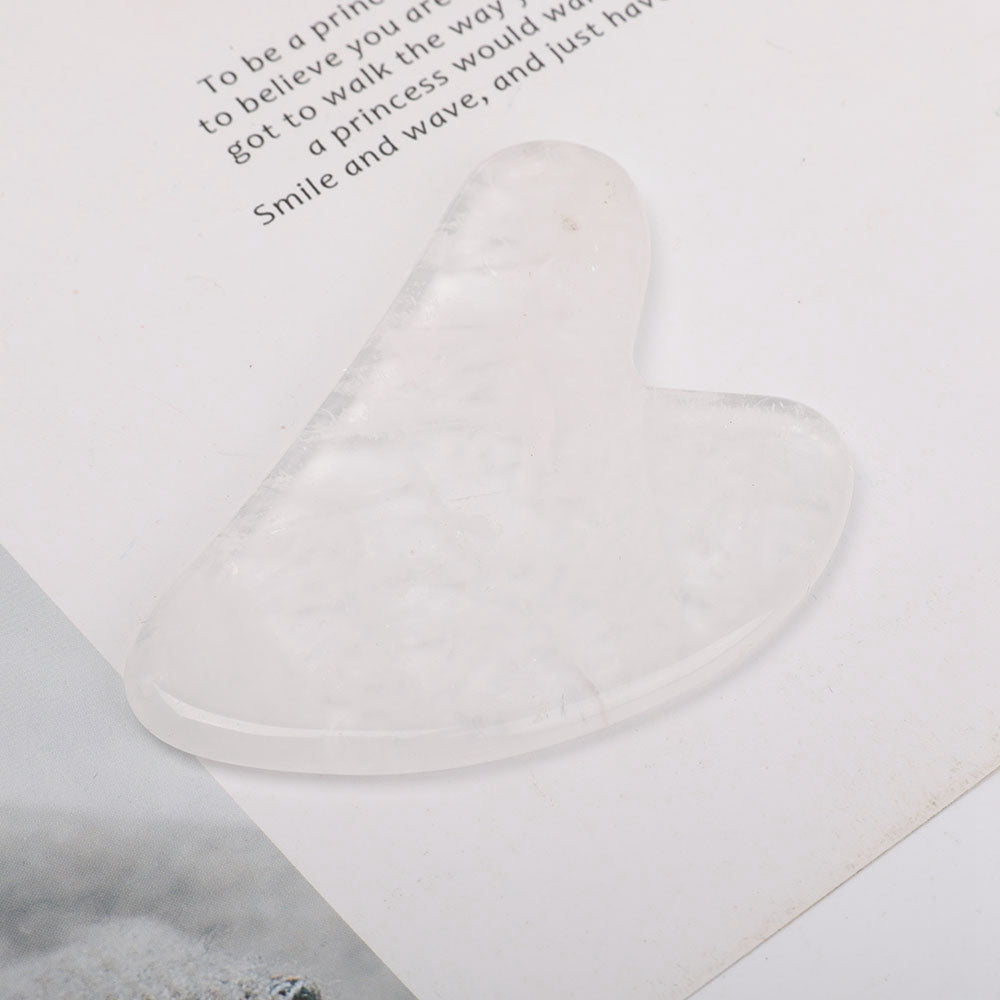 3" Crystal Guasha Board for Face Healing & Wellness