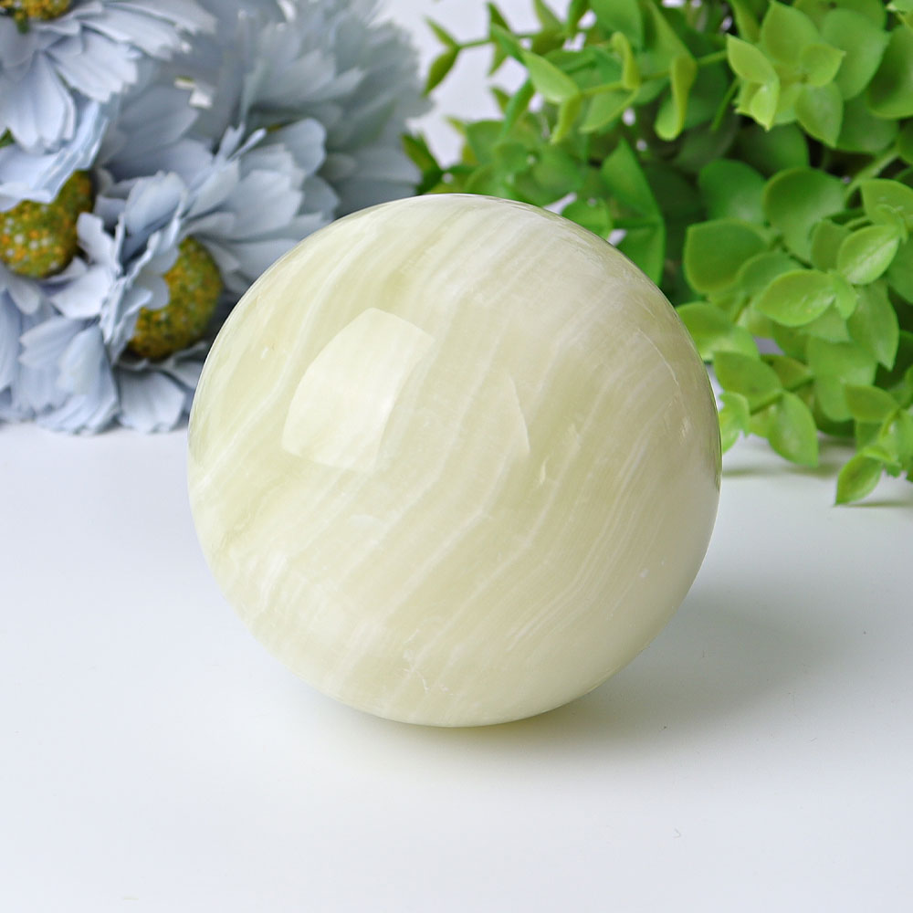 3-Inch Afghan Jade Crystal Sphere for Energy Balance