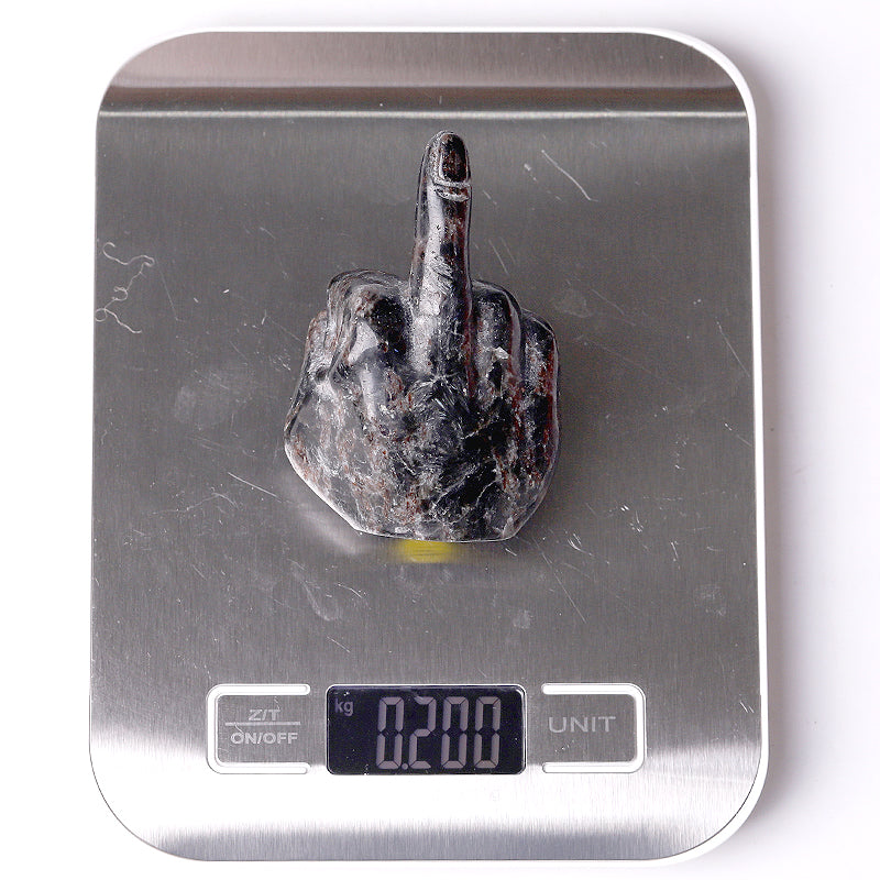 3-Inch Astrophlite Hand Crystal Figurine Carving