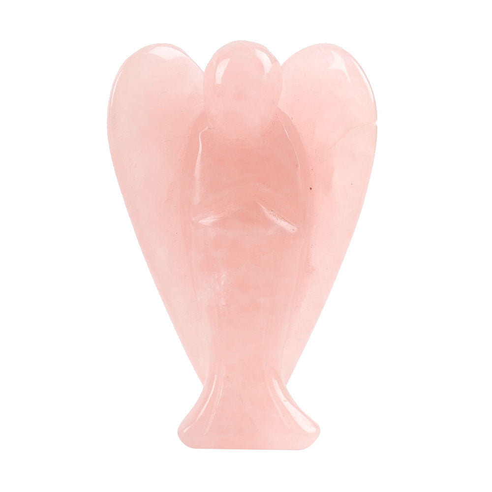 3-Inch Crystal Angel Carving Figurine for Healing