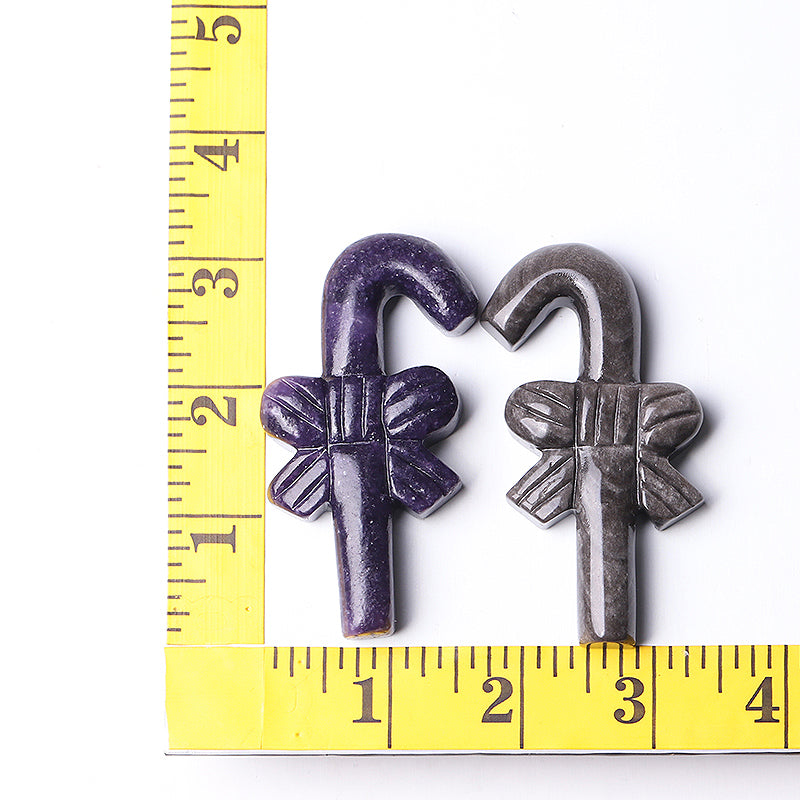 3-Inch Crystal Candy Figurines for Christmas