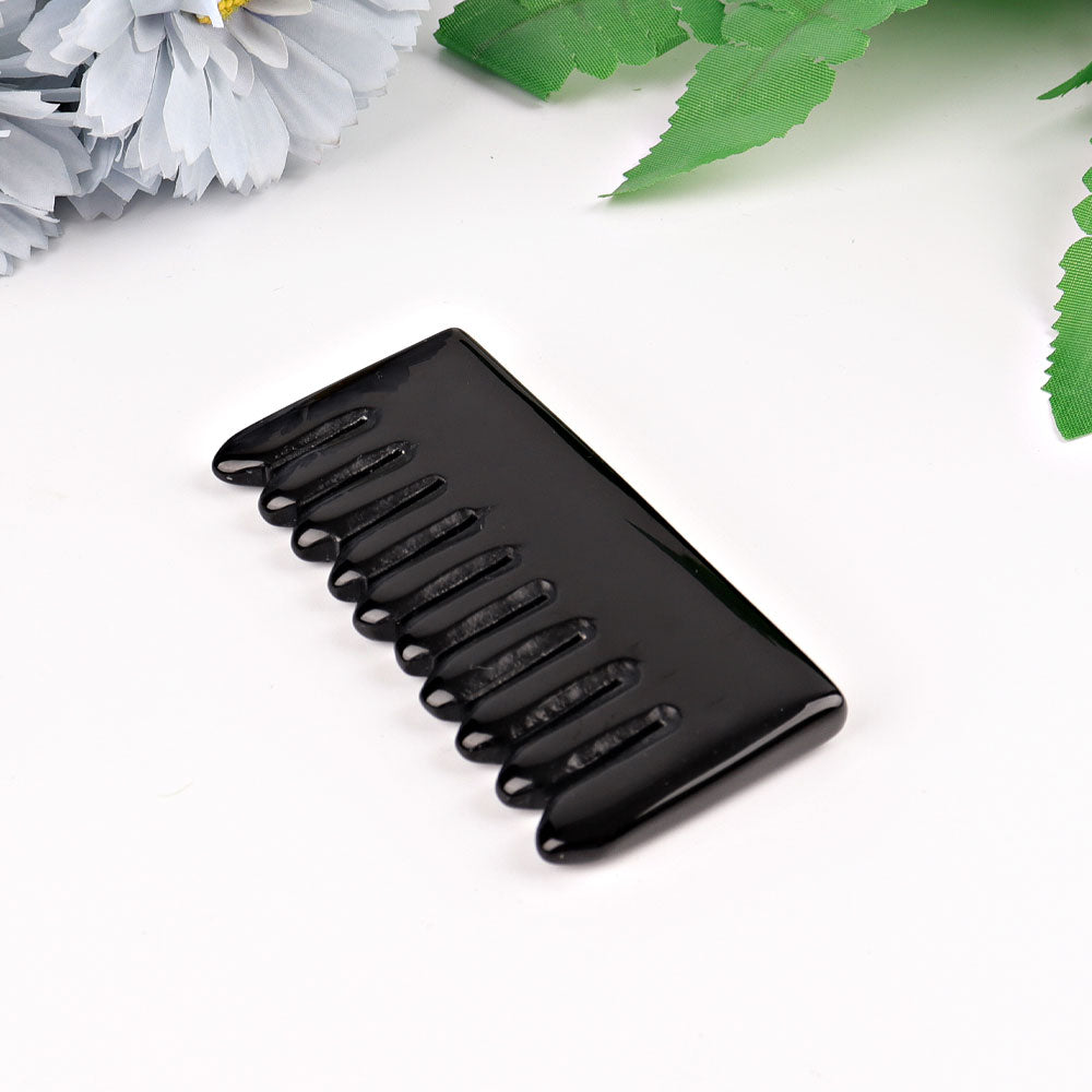 3 Inch Crystal Carving Comb | Polished Quartz Shapes