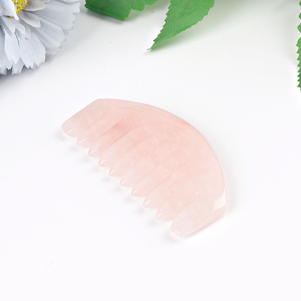 3 Inch Crystal Carving Comb | Polished Quartz Shapes