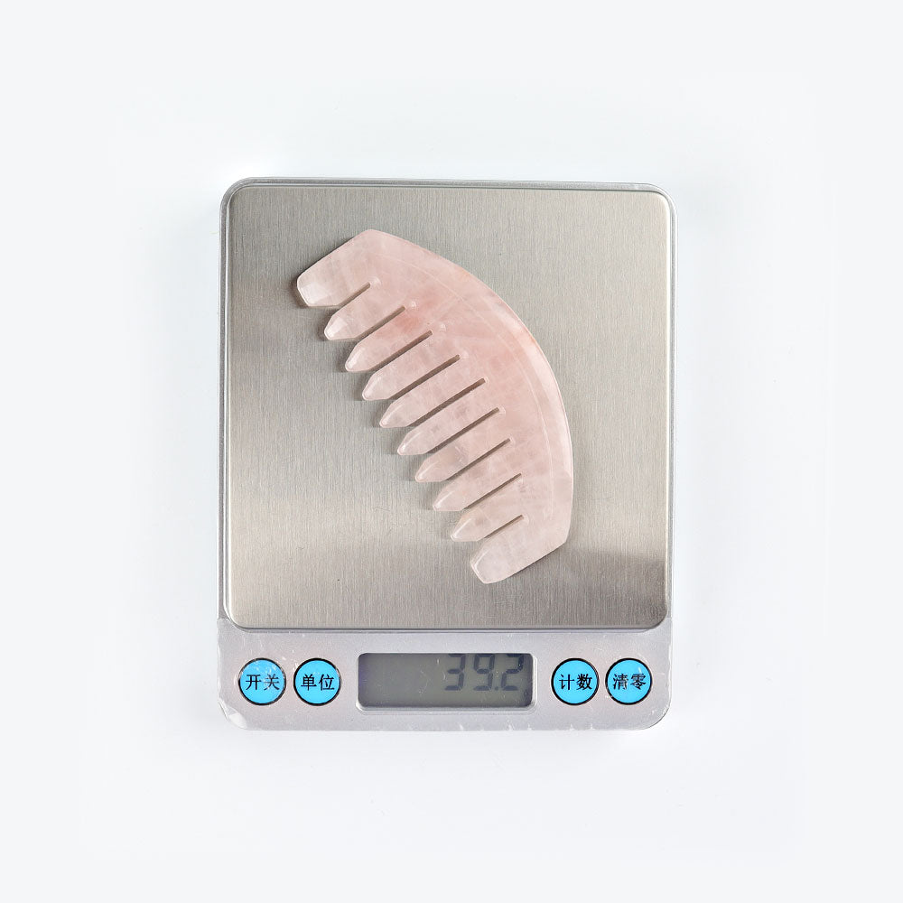 3 Inch Crystal Carving Comb | Polished Quartz Shapes