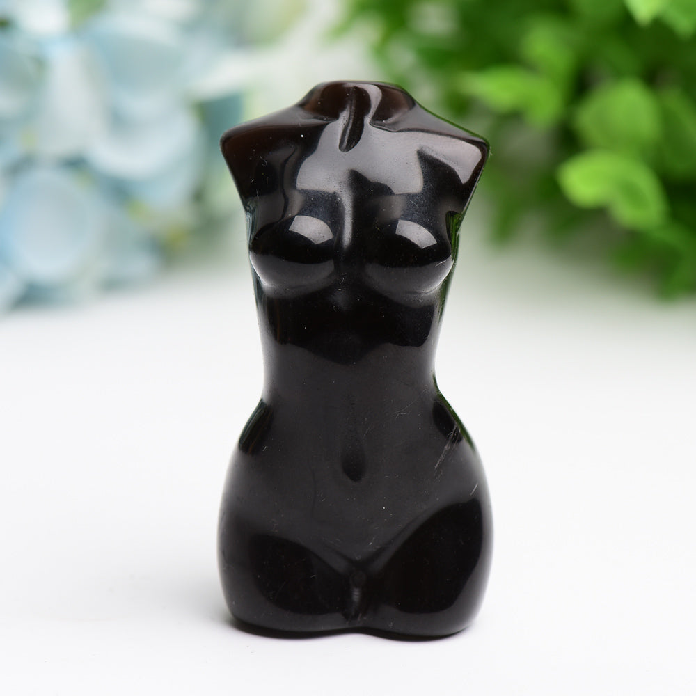 3-Inch Crystal Torso Figurine Carving | Healing Sounds