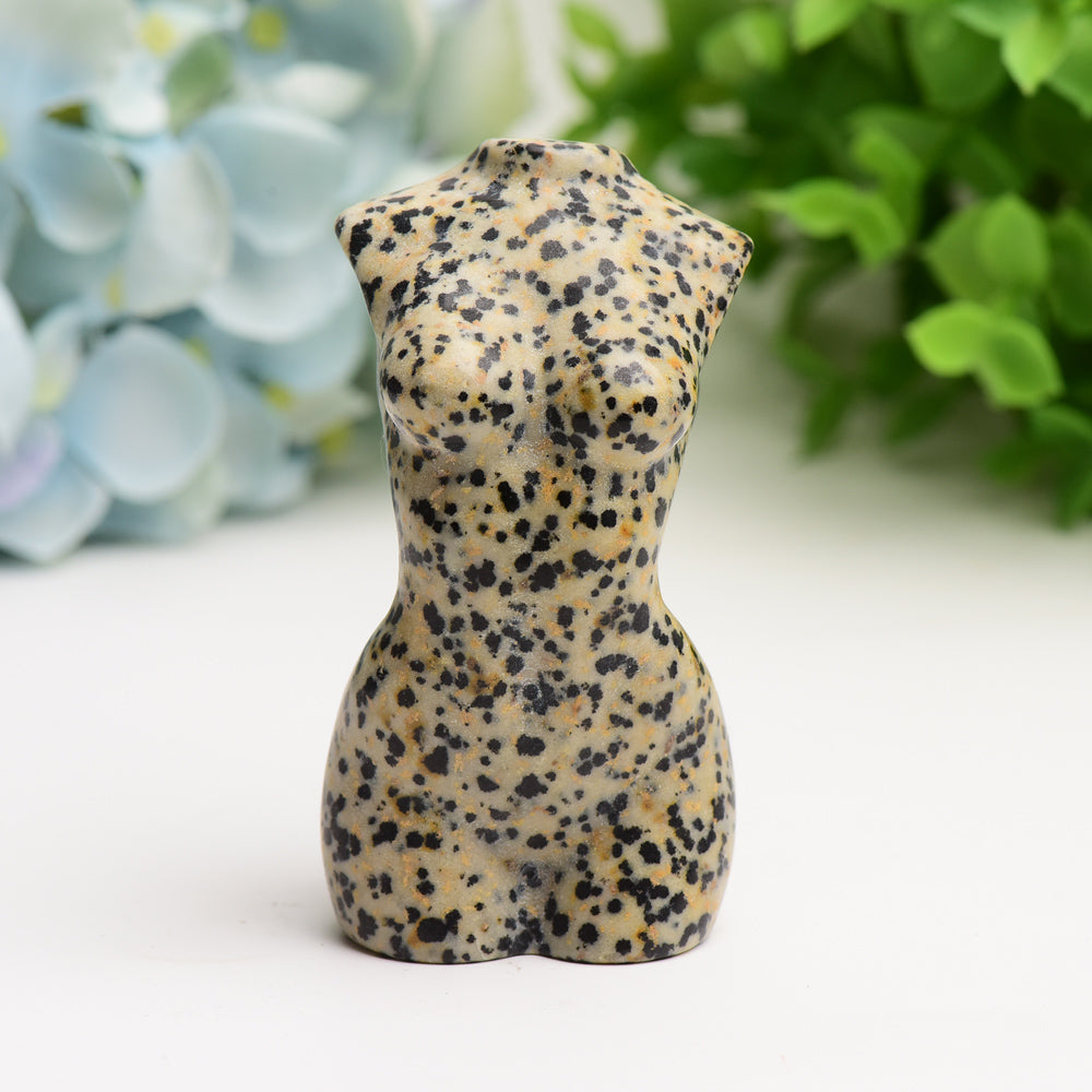 3-Inch Crystal Torso Figurine Carving | Healing Sounds