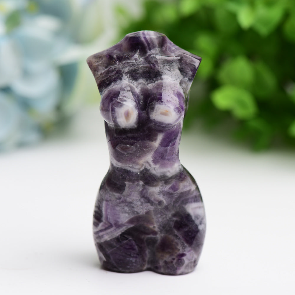 3-Inch Crystal Torso Figurine Carving | Healing Sounds