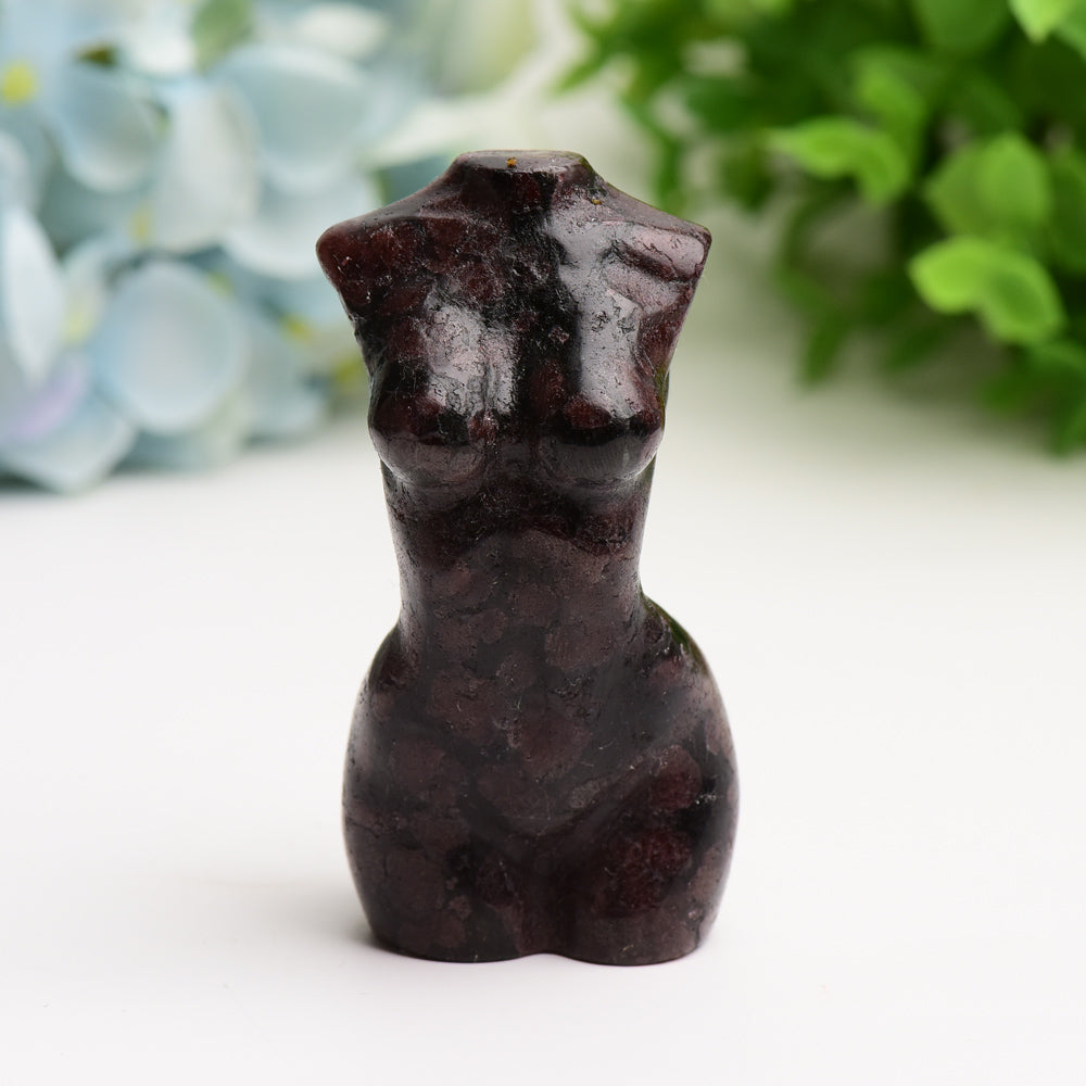 3-Inch Crystal Torso Figurine Carving | Healing Sounds