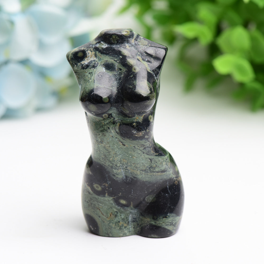 3-Inch Crystal Torso Figurine Carving | Healing Sounds