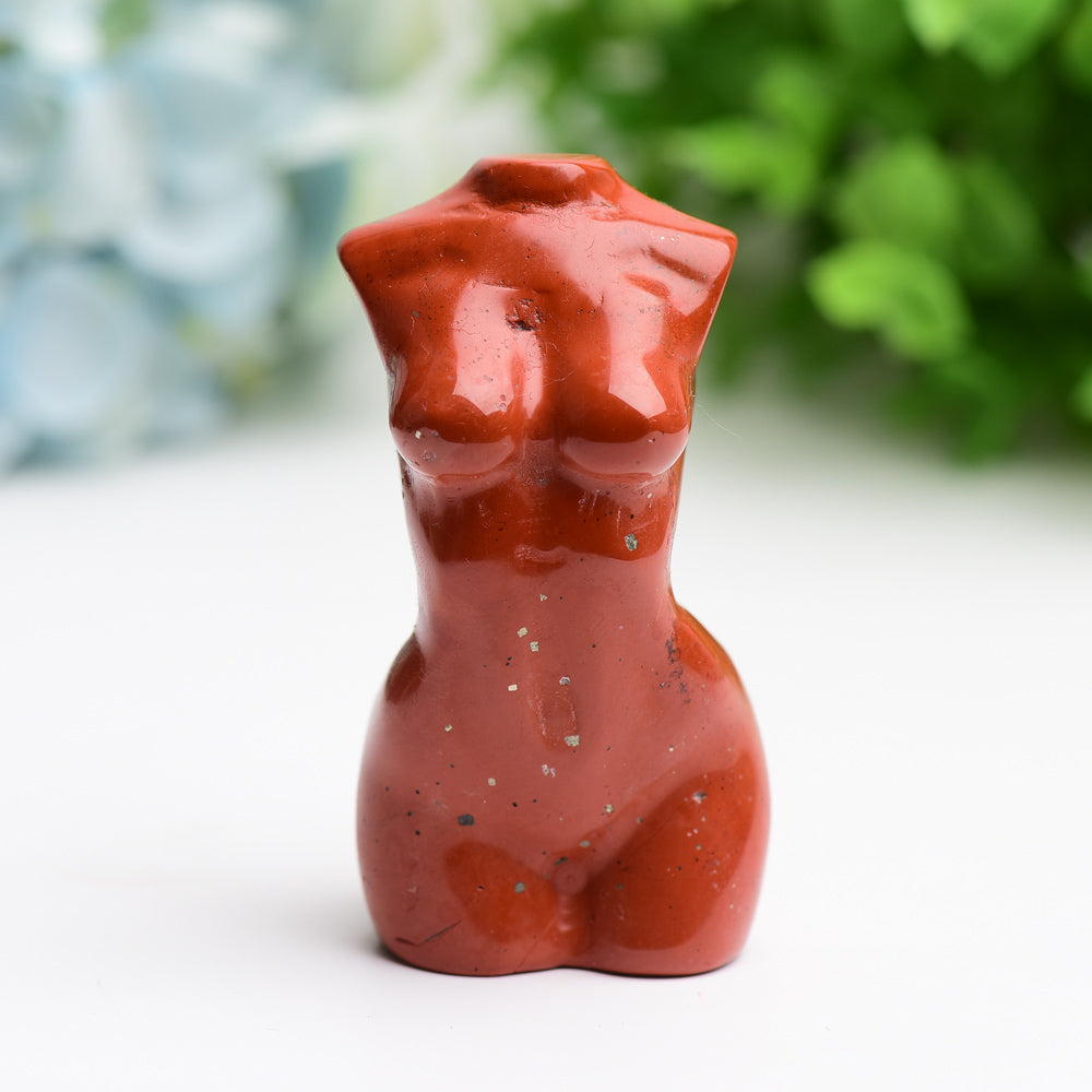 3-Inch Crystal Torso Figurine Carving | Healing Sounds