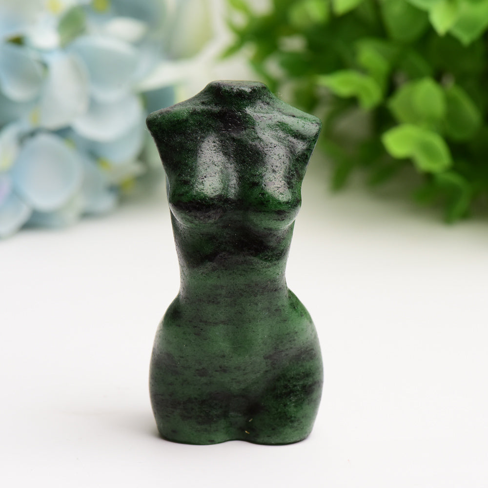 3-Inch Crystal Torso Figurine Carving | Healing Sounds