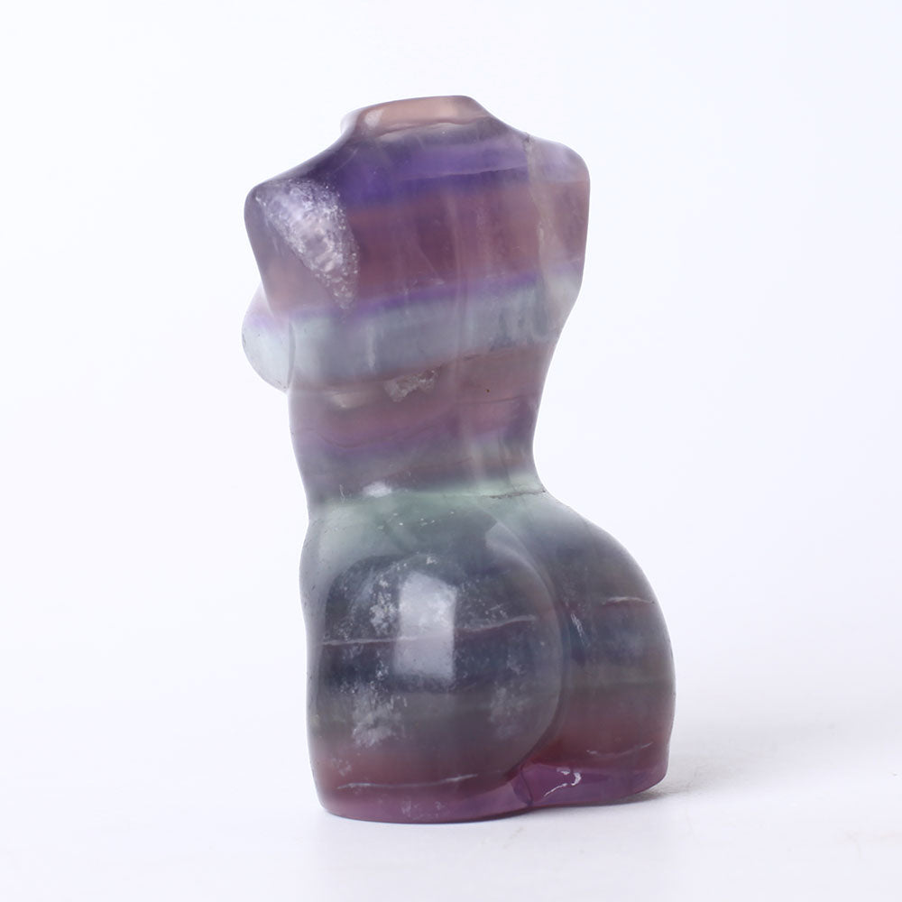3-inch Fluorite Crystal Figurine Carving for Healing