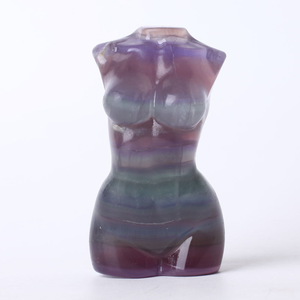 3-inch Fluorite Crystal Figurine Carving for Healing